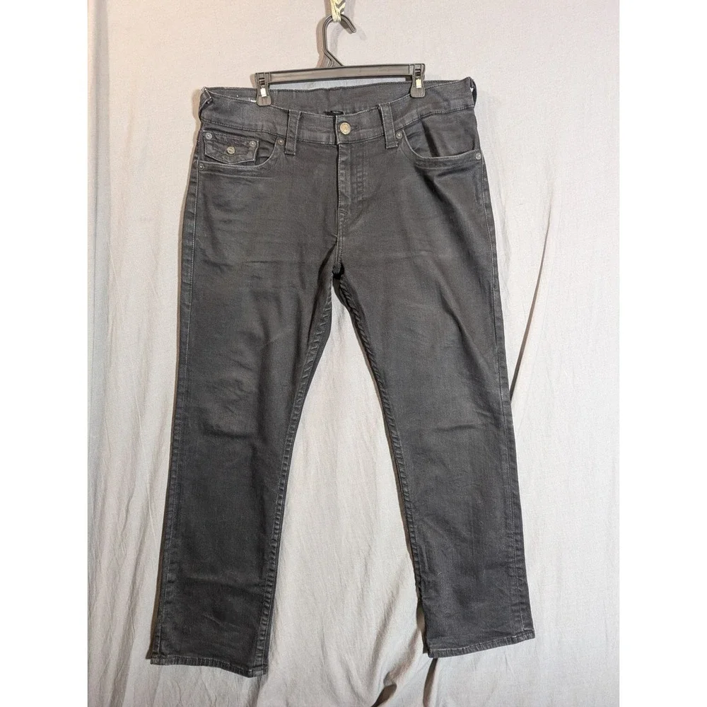 True Religion Mens Jeans‎ Dark Wash Straight Leg Size 36 Pakistan Made